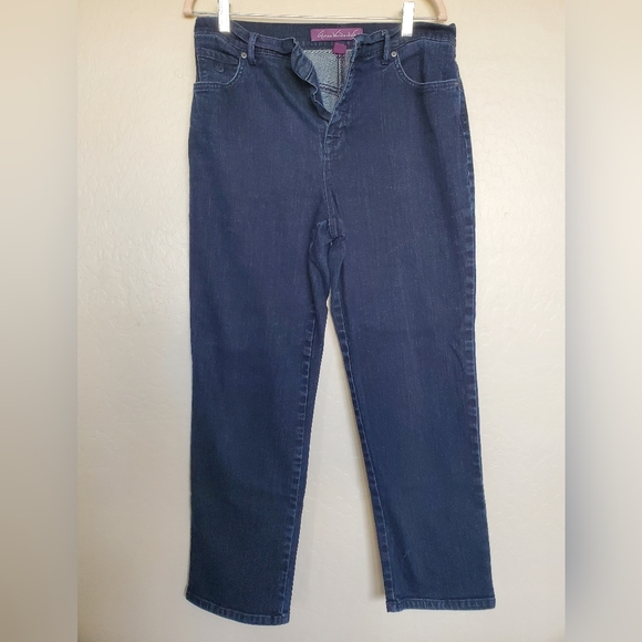 Gloria Vanderbilt Two Jean Bundle Purple & Blue Amanda Pants Women's Size 12 - Picture 5 of 16
